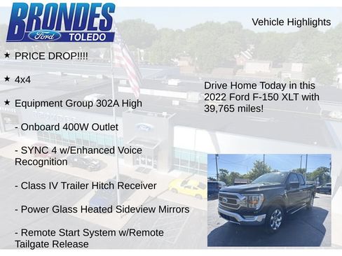 Used 2022 Ford F150 XLT w/ Equipment Group 302A High AWD/4WD image 5