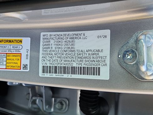 New 2026 Honda Accord Sport image 17