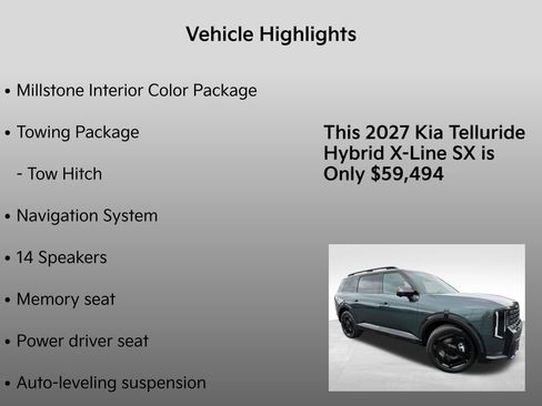 New 2027 Kia Telluride SX X-Line AWD/4WD image 35