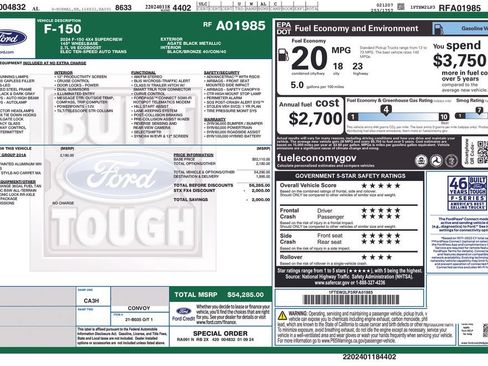 Used 2024 Ford F150 STX w/ Equipment Group 201A FX4 AWD/4WD image 20
