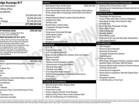 Used 2025 Dodge Durango R/T w/ Blacktop Package AWD/4WD image 4
