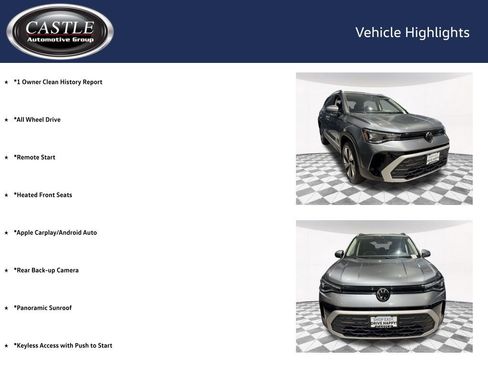 Used 2025 Volkswagen Taos SE w/ Panoramic Sunroof Package image 4