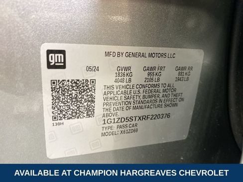 Certified 2024 Chevrolet Malibu LT FWD image 42