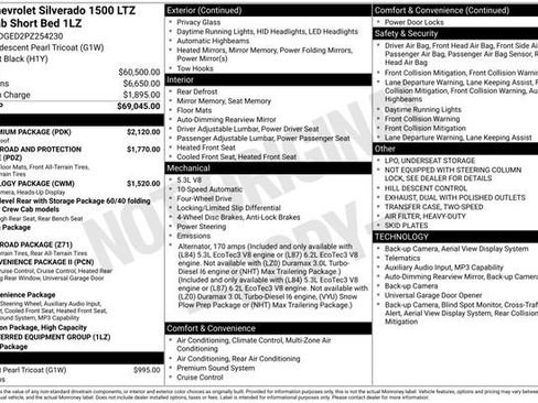 Used 2023 Chevrolet Silverado 1500 LTZ w/ LTZ Premium Package AWD/4WD image 21