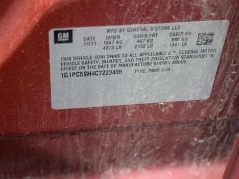Used 2012 Chevrolet Cruze LS w/ Connectivity Package FWD image 26