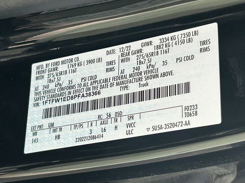 Used 2023 Ford F150 Lariat w/ Trailer Tow Package AWD/4WD image 40
