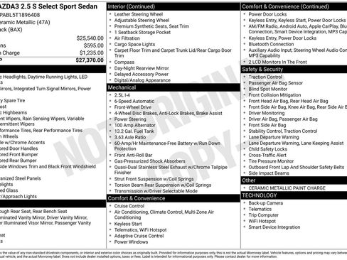 New 2026 MAZDA MAZDA3 s Sport FWD image 4