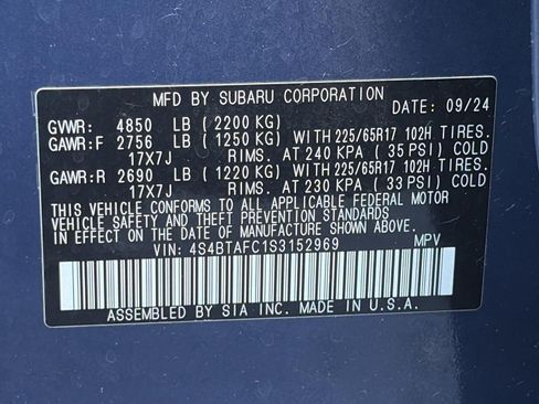 Used 2025 Subaru Outback Premium w/ Popular Package #1A AWD/4WD image 28