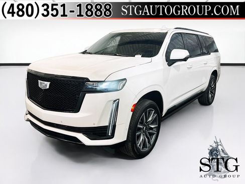 Used 2022 Cadillac Escalade ESV Sport w/ Touring Package RWD image 1