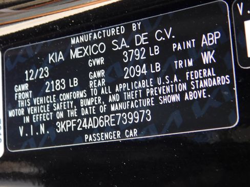 Used 2024 Kia Forte LXS FWD image 20