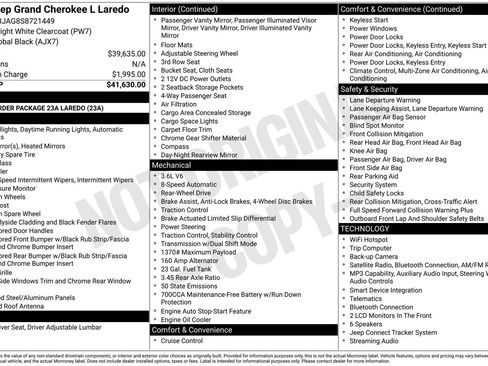 Used 2025 Jeep Grand Cherokee L Laredo RWD image 34