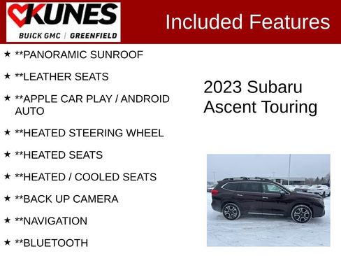 Used 2023 Subaru Ascent Touring image 2