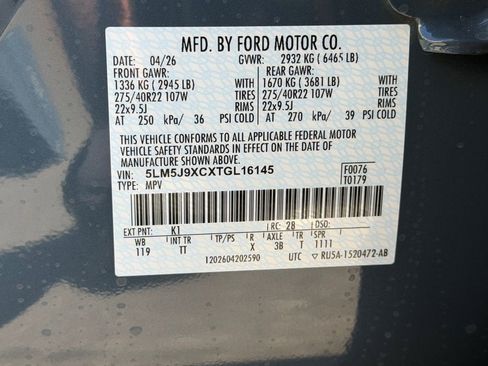 New 2026 Lincoln Aviator Black Label w/ Black Label Special Edition AWD/4WD image 23