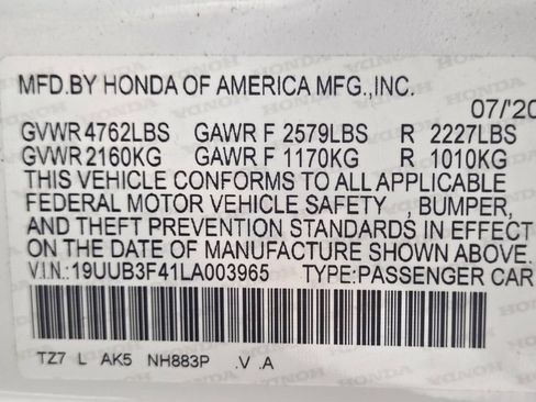 Used 2020 Acura TLX w/ Technology Package AWD/4WD image 33