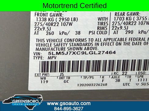 Used 2020 Lincoln Aviator Reserve w/ Equipment Group 202A AWD/4WD image 46