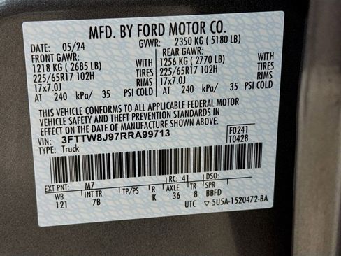 Used 2024 Ford Maverick XLT w/ Equipment Group 300A Standard image 28