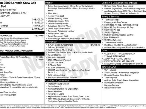 Used 2024 RAM 2500 Laramie w/ Safety Group image 4