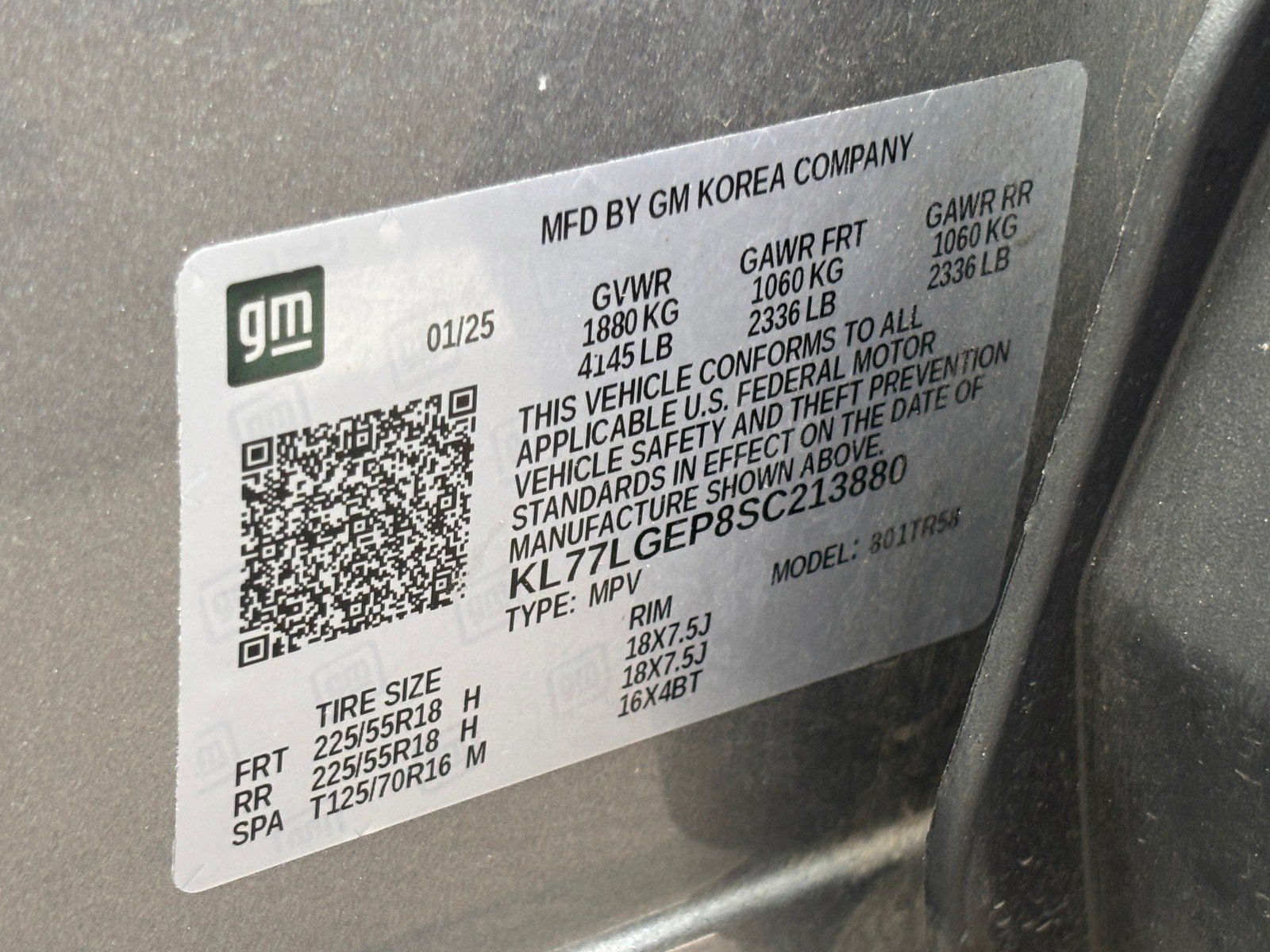Used 2025 Chevrolet Trax RS w/ Sunroof Package FWD image 10