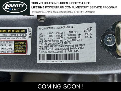 Used 2020 Honda CR-V EX-L image 31