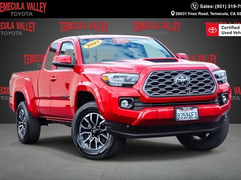 Certified 2021 Toyota Tacoma TRD Sport w/ Technology Package RWD image 1
