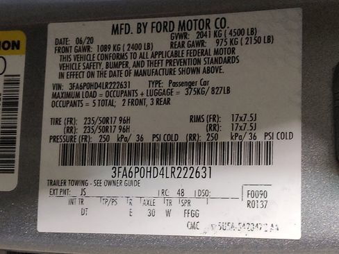 Used 2020 Ford Fusion SE image 33