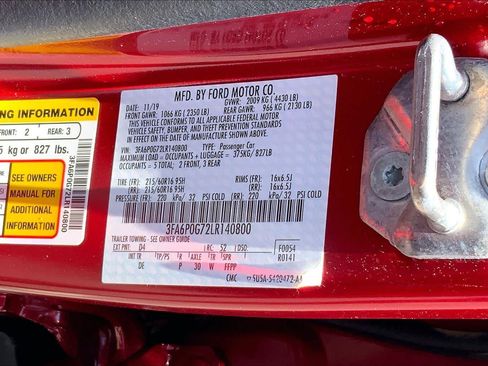 Used 2020 Ford Fusion S FWD image 37