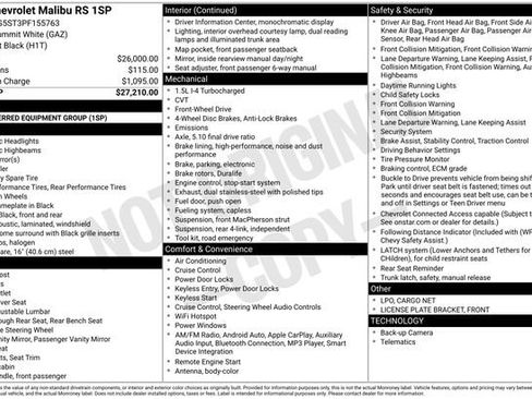 Used 2023 Chevrolet Malibu RS image 5