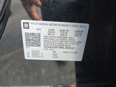 Used 2021 Chevrolet Equinox LT AWD/4WD image 28
