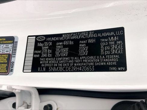 Used 2024 Hyundai Tucson SEL AWD/4WD image 35