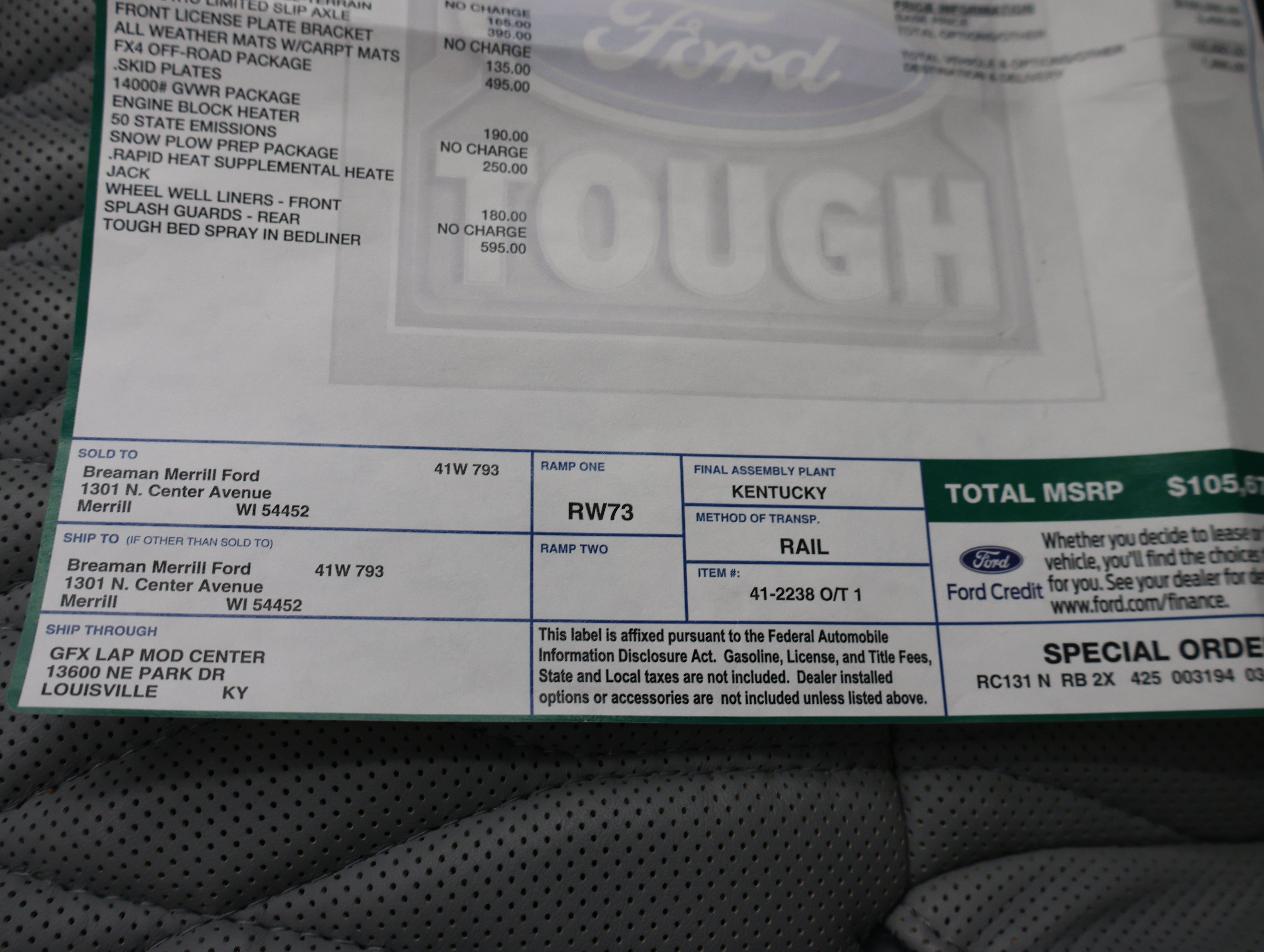 Used 2024 Ford F350 Limited w/ FX4 Off-Road Package AWD/4WD image 74