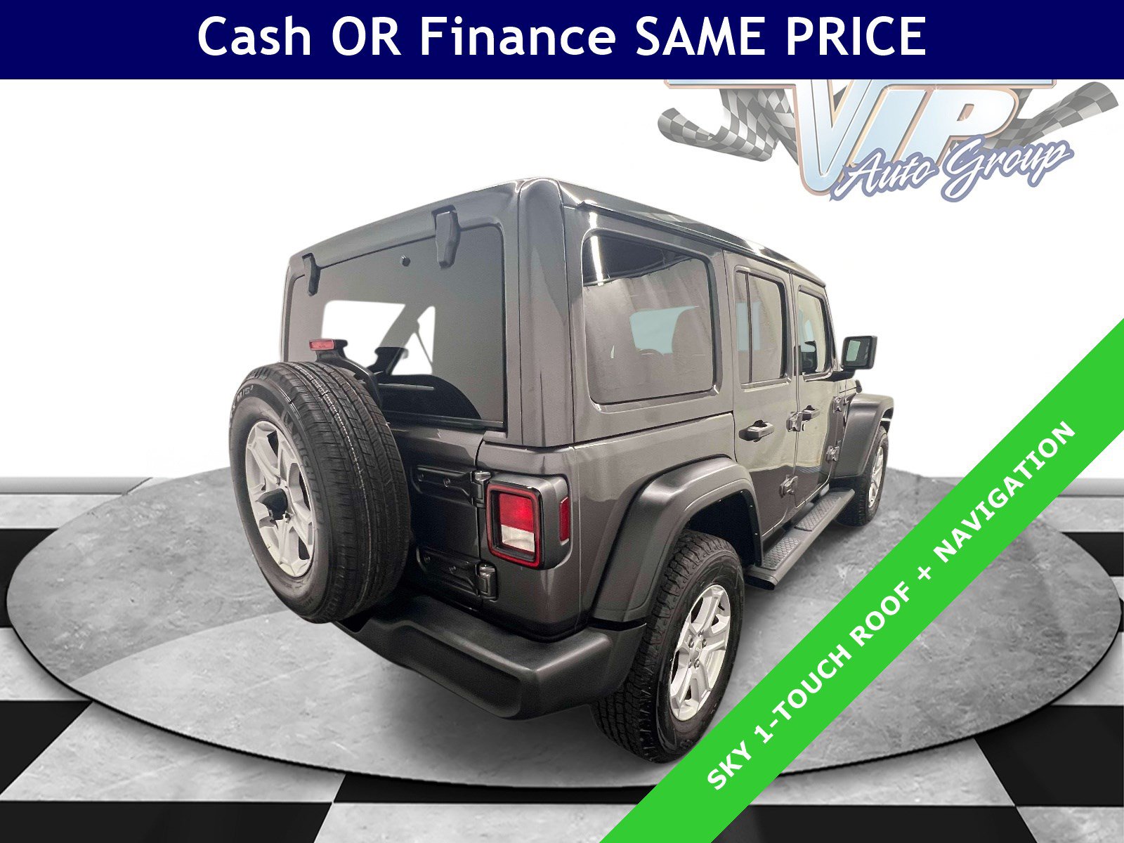 Certified 2022 Jeep Wrangler Unlimited Sport w/ Sun And Sound Package AWD/4WD image 9