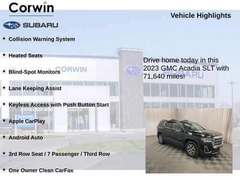 Used 2023 GMC Acadia SLT image 6