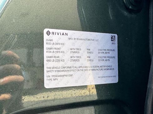 Used 2023 Rivian R1S Adventure Quad AWD/4WD image 31