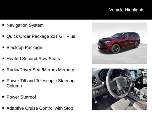 New 2026 Dodge Durango GT AWD/4WD image 7