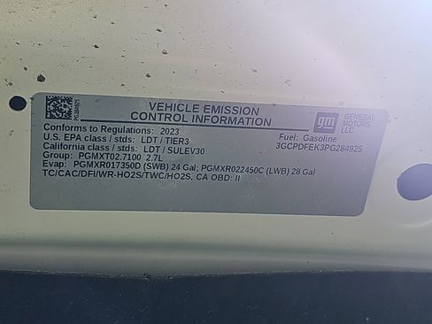 Used 2023 Chevrolet Silverado 1500 LT Trail Boss w/ Protection Package image 15