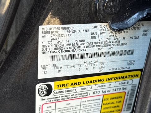 Used 2024 Ford Expedition Max Limited RWD image 58