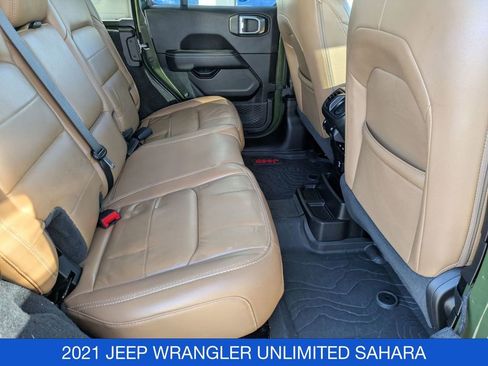 Used 2021 Jeep Wrangler Unlimited Sahara image 35