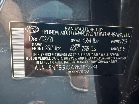 Used 2022 Hyundai Sonata SE FWD image 30