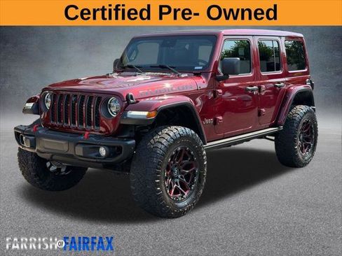 Certified 2021 Jeep Wrangler Unlimited Rubicon AWD/4WD image 1