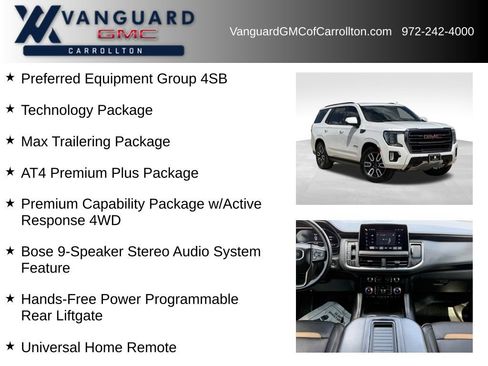 Used 2023 GMC Yukon AT4 w/ AT4 Premium Plus Package AWD/4WD image 6