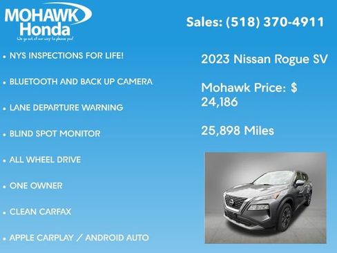 Used 2023 Nissan Rogue SV AWD/4WD image 3