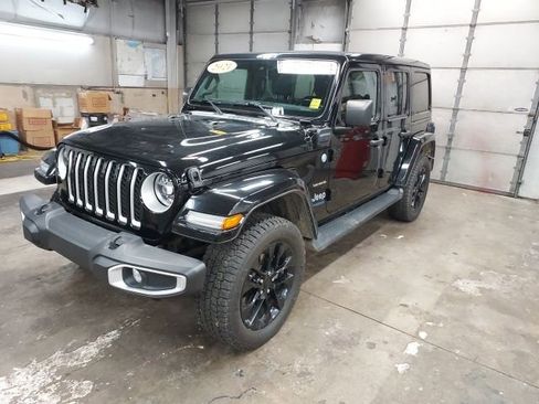 Used 2021 Jeep Wrangler Unlimited Sahara 4xe w/ Cold Weather Group image 8