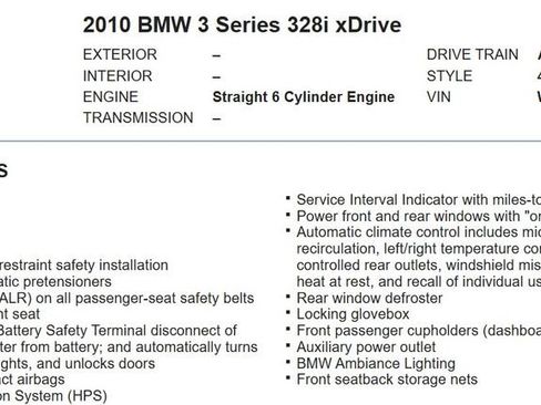 Used 2010 BMW 328i xDrive Sedan image 17
