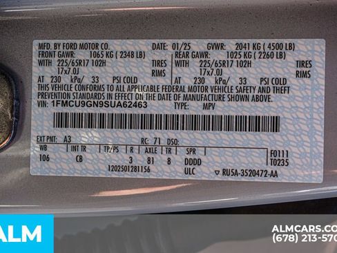 Used 2025 Ford Escape Active AWD/4WD image 57