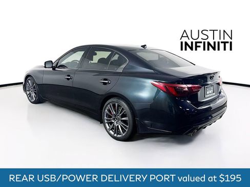 Certified 2023 INFINITI Q50 Red Sport 400 w/ Black Opal Edition RWD image 7