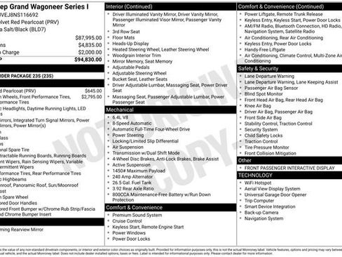 Used 2022 Jeep Grand Wagoneer Series I image 31