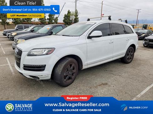 Used 2015 Audi Q7 3.0T Premium AWD/4WD image 1