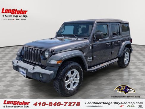 Used 2019 Jeep Wrangler Unlimited Sport S AWD/4WD image 1