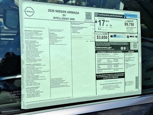 New 2026 Nissan Armada SV image 5