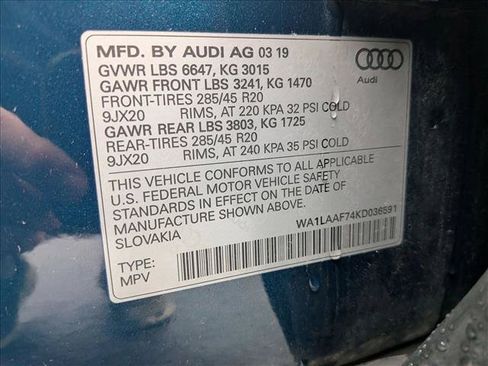 Used 2019 Audi Q7 3.0T Premium Plus w/ Premium Plus Package AWD/4WD image 15